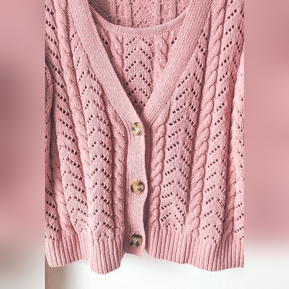 Jessica Simpson Womens 2 Piece Cardigan Set Size Small - Picture 3 of 7